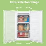 Under Counter Freezer 60L Freestanding With Reversible Door White - Image 9