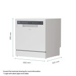 Table Top Dishwasher 6 Place Settings 35 Min Cycle White - Image 9