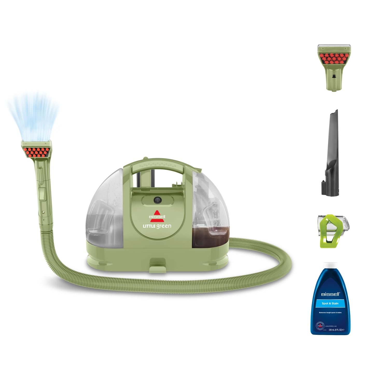 61Q4vOHN60L._SL1500.jpg Portable Spot Cleaner 7800Pa Suction Dual Tank 1.4L Green - Image 1