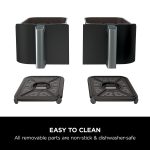 Dual Zone Digital Air Fryer 7.6L 6-in-1 Black - Image 3
