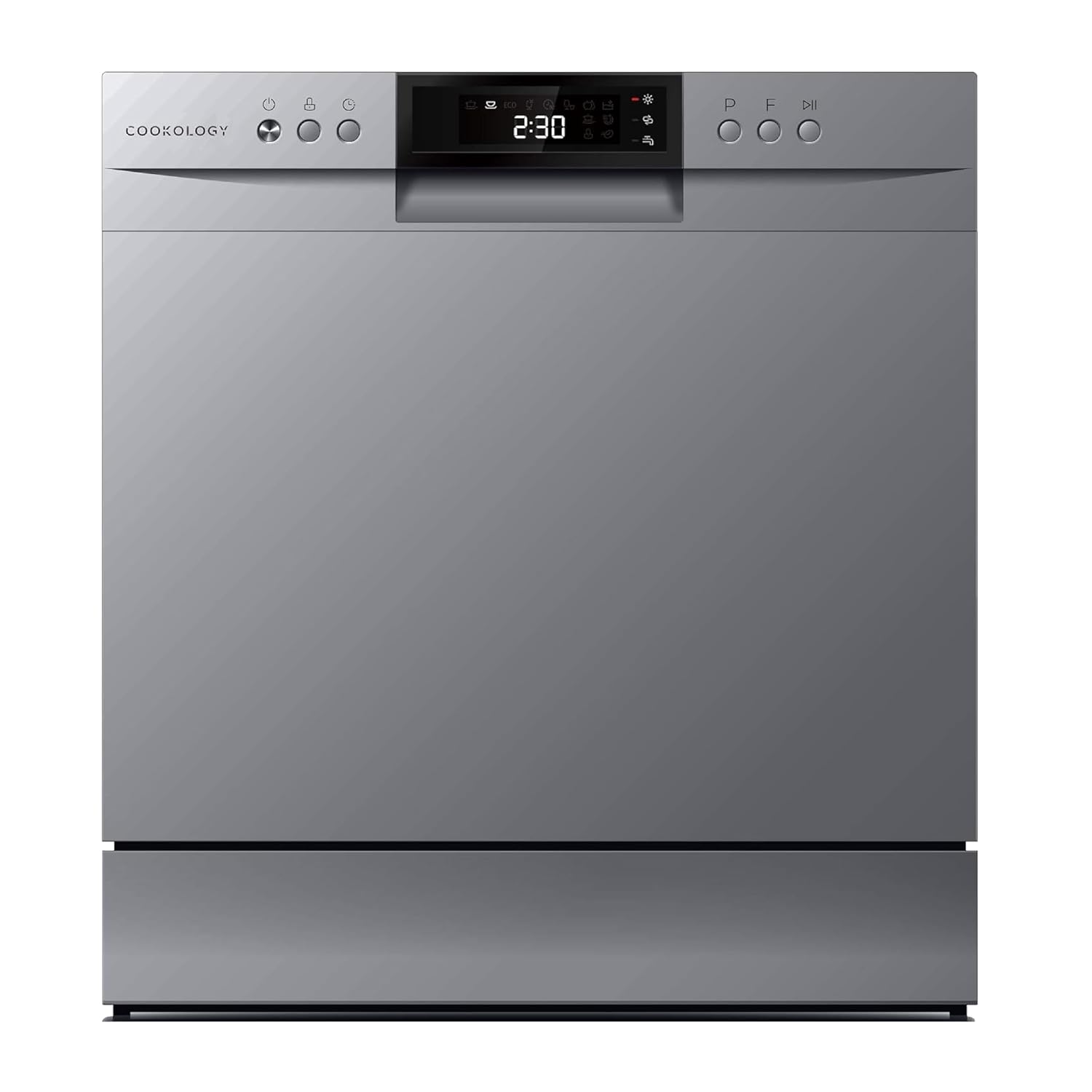 61Rwo_0hX7L._SL1500.jpg Table Top Dishwasher 8 Place Settings 7 Wash Cycles Silver - Image 1