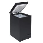 Chest Freezer 95L Slimline 47.5cm Manual Defrost Black