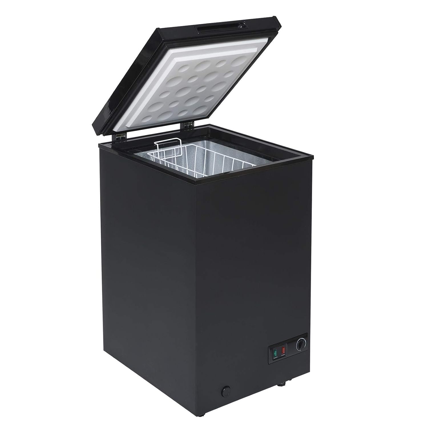 61V-lvTmxyL._SL1500.jpg Chest Freezer 95L Slimline 47.5cm Manual Defrost Black - Image 1