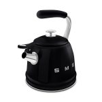 Whistling Kettle 2.3L Stainless Steel Silicone Handle Black - Image 7