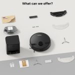Robot Vacuum with Mop 7000Pa Suction Lidar Navigation Self-Empty Station Black - Image 9
