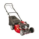 Self-Propelled Petrol Lawnmower 39cm 123cc 40L Grass Collector Red - Image 8
