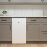 Under Counter Fridge 83L Reversible Door Adjustable Thermostat White - Image 4