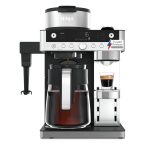 2-in-1 Filter Coffee And Pod Capsule Machine 1.8L Built-in Milk Frother Black - Image 2