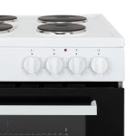 Freestanding Single Cavity Electric Cooker 68L 60cm White - Image 4