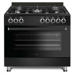Electric Cooker 62L Oven 4 Hotplates Freestanding 60cm Matte Black - Image 10