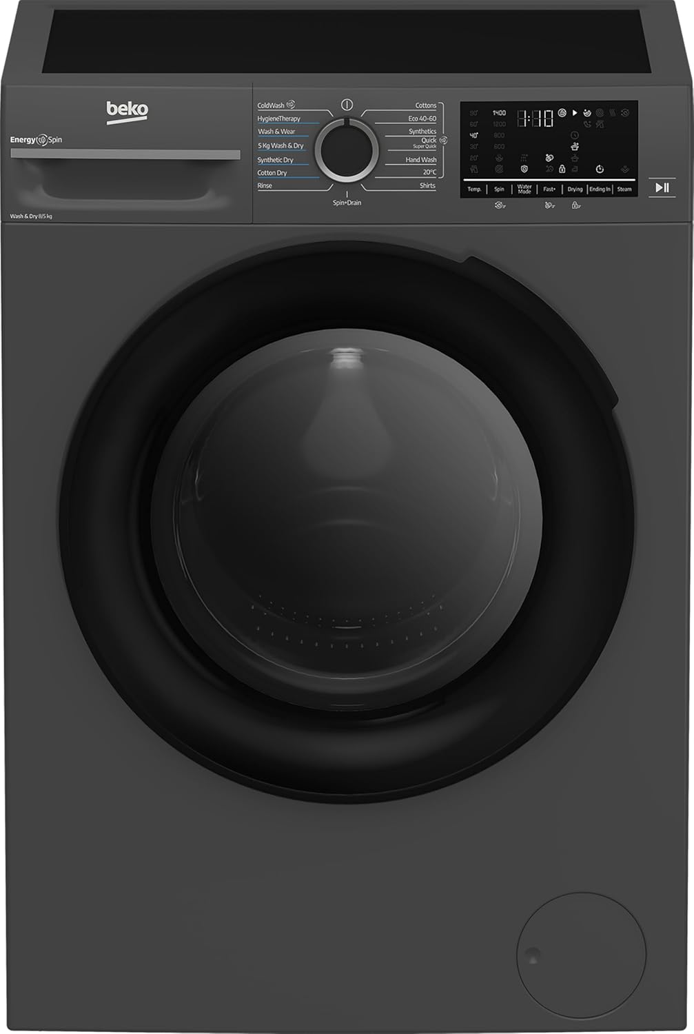 61_wODVIDXL._SL1500.jpg Freestanding Washer Dryer 8Kg 5Kg 1400Rpm Anthracite - Image 1