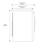 Freestanding Washer Dryer 8kg Wash 5kg Dry 1400rpm Graphite - Image 4