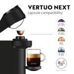 Capsule Coffee Machine 5 Cup Sizes Centrifusion Technology Matte Black - Image 5