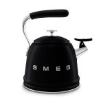 Whistling Kettle 2.3L Stainless Steel Silicone Handle Black - Image 4