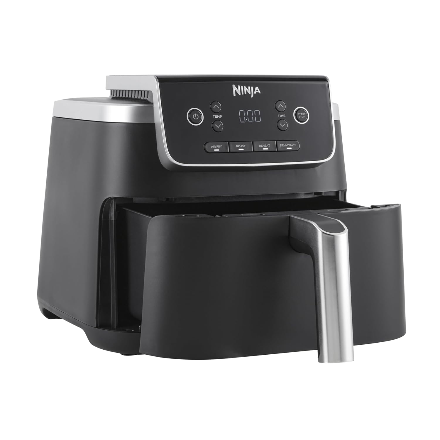 61dFSoLUvUL._SL1500.jpg Air Fryer 4.7L 2000W 4 Functions Digital Touch Black - Image 1