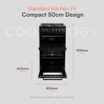 Electric Twin Cavity Cooker 93L 4 Zone Solid Plate Hob Black - Image 4