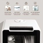 Table Top Dishwasher 5L Water Tank 8 Programs Child Lock White - Image 3