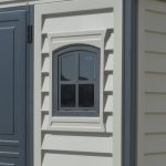 Plastic Garden Storage Shed 10.5 X 8 Ft Double Doors Lockable Dark Grey - Image 10