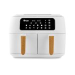 Air Fryer 8L Dual Basket 13 Presets Match Cook White