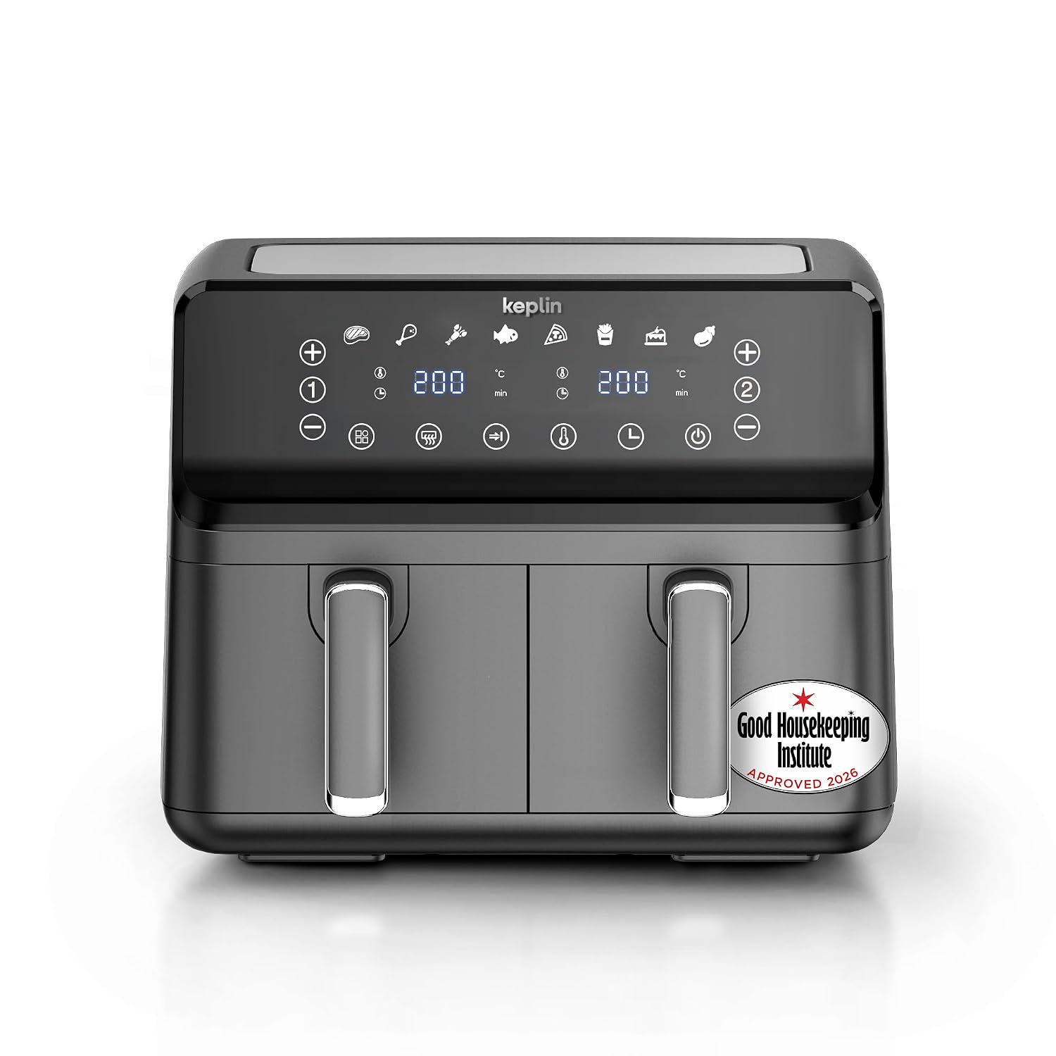 61iDsznYjBL._SL1500.jpg Dual Zone Air Fryer 9L 8-in-1 2700W Extra-Large Capacity - Image 1