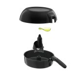 Air Fryer 1.2kg Capacity 1550W 6 People Low Oil Automatic Scoop Black - Image 9