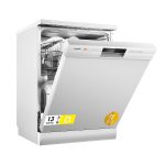 Freestanding Dishwasher 13 Place Settings 6 Programmes White Auto Door Open - Image 2