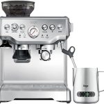 Bean To Cup Coffee Machine 16 Grind Settings 15 Bar Pump PID Temp Control Brushed Stainless Steel