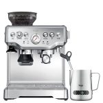 Bean To Cup Coffee Machine 16 Grind Settings 15 Bar Pump PID Temp Control Brushed Stainless Steel - Image 2