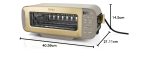 3-in-1 Toaster Grill And Panini Press 7 Functions Flip Design Stone Gold - Image 10