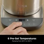 Temperature Control Kettle 1.7L 3000W Rapid Boil Stainless Steel - Image 4