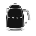 50'S Style Retro Range Breakfast Set 0.8L 1400W Mini Kettle And 4-Slice 2000W Toaster Black - Image 2