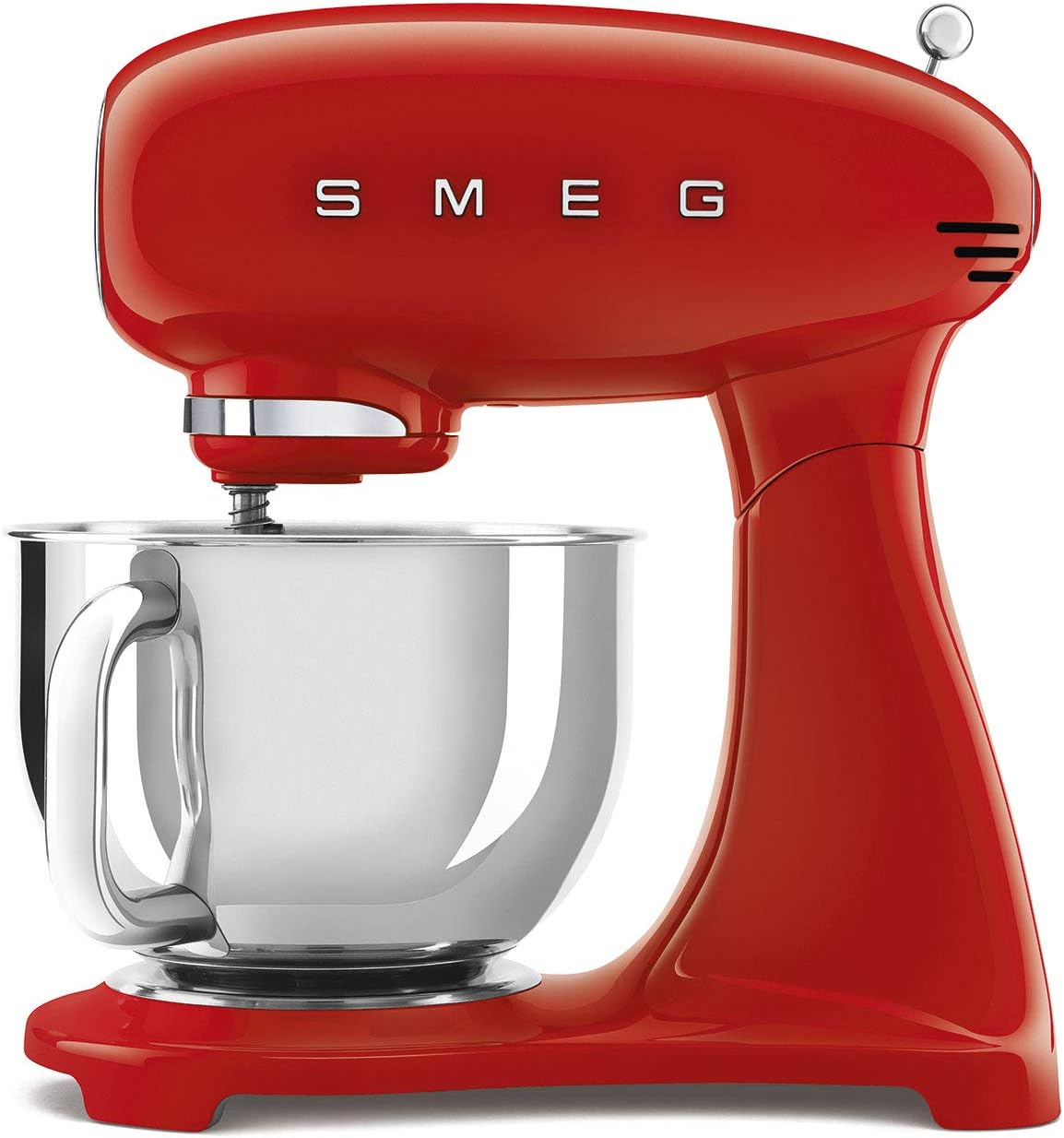 61mv_WzFEJL._AC_SL1300.jpg Stand Mixer 800W 4.8L 10 Speeds Planetary Action Stainless Steel Bowl Red - Image 1