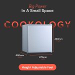 Freestanding Freezer 32L Reversible Door Silver - Image 4