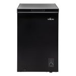 Chest Freezer 99L Removable Basket Adjustable Thermostat Black