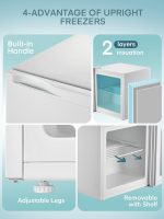 Table Top Mini Freezer 32L White Freestanding - Image 7