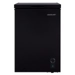 Freestanding Chest Freezer 99L Adjustable Thermostat Black