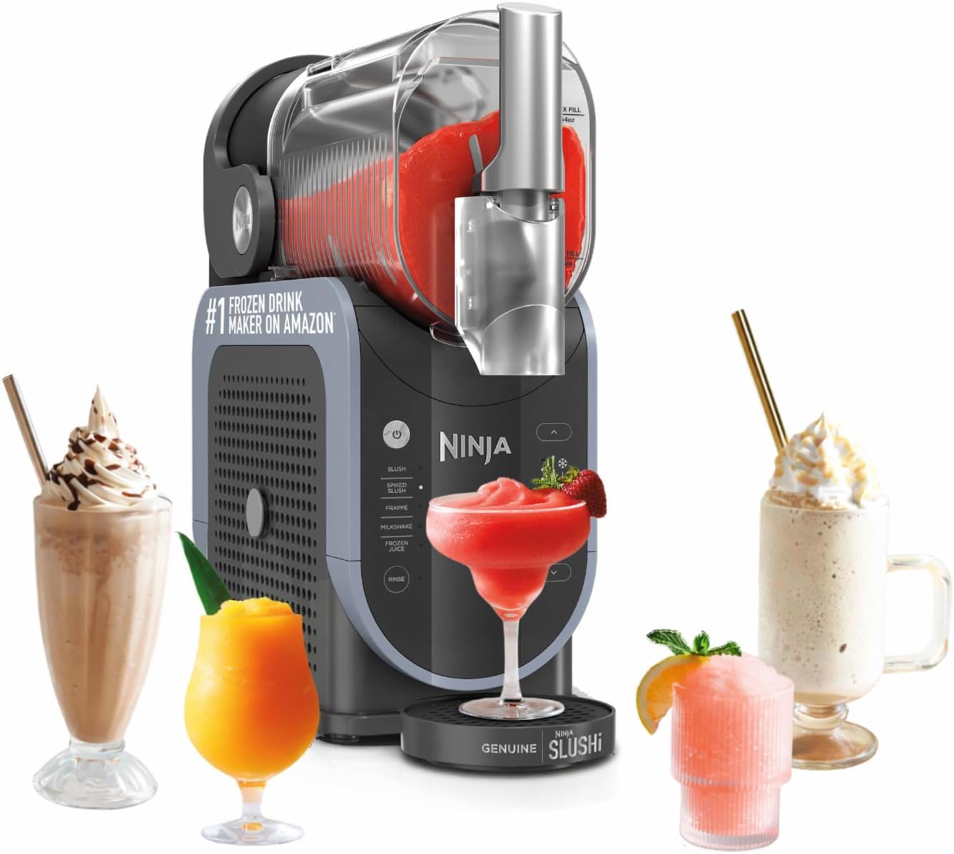 61uMgTokTOL._AC_SL1400.jpg Frozen Drinks Maker 1.9L 5 Presets WhisperChill Technology Arctic Blue - Image 1