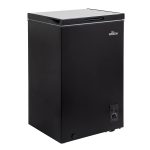 Chest Freezer 99L Removable Basket Adjustable Thermostat Black - Image 4