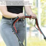 Self-Propelled Petrol Lawn Mower 42cm 131cc 45L Grass Box Red Black - Image 6
