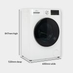 Freestanding Washer Dryer 8Kg Wash 5Kg Dry 1400Rpm White - Image 6