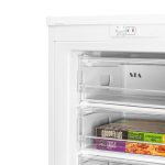 Upright Freezer 160L 6 Compartments Adjustable Thermostat Reversible Door White - Image 6