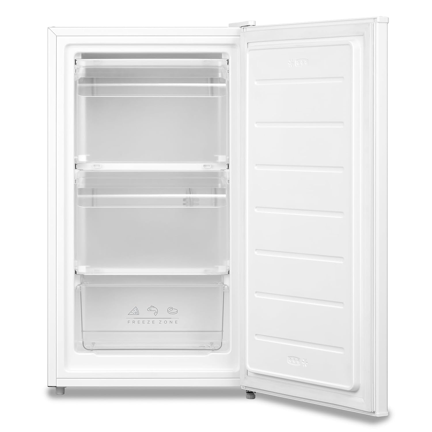 61z5cbwjR-L._SL1500.jpg Under Counter Freezer 60L Freestanding With Reversible Door White - Image 1
