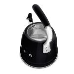 Whistling Kettle 2.3L Stainless Steel Silicone Handle Black - Image 8