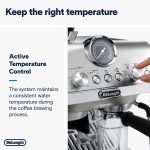Espresso Pump Coffee Machine 1450W Cold Brew Function Milk Frother Titanium - Image 6