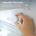 Under Counter Fridge 97L Freestanding With Reversible Door White - Image 6