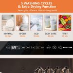 Table Top Dishwasher 6 Programs Touch Control Auto-Drying Baby Care Fruit Wash White - Image 5