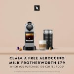 Automatic Pod Coffee Machine 1260W 1L Removable Tank Silver - Image 3