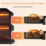 Freestanding Double Stack Airfryer 8.6L 2630W 6 Functions Black - Image 4