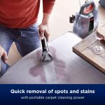 Portable Spot Cleaner 330W HeatWave Technology 1.5m Hose Titanium/Red - Image 4