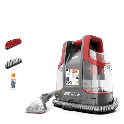 Spot Cleaner 1.6L 4.5m Cord Multi-Surface Handheld Red Grey